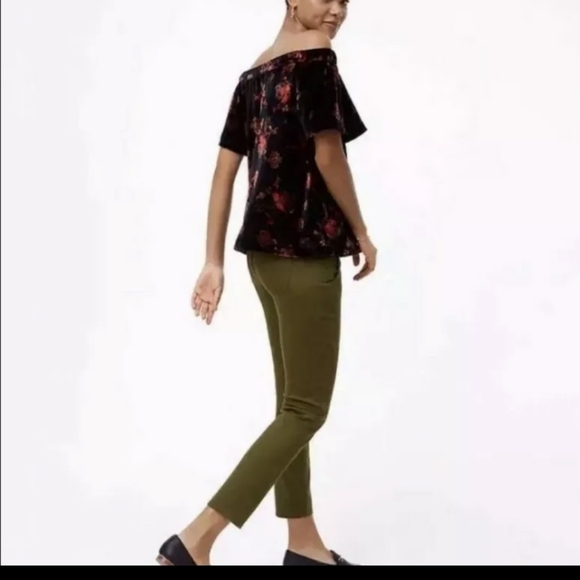 NWT Loft Off the Shoulder floral print Top Size XS - Picture 3 of 11